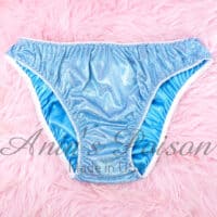 Ania's Sissy Full Cut panties Metallic Foil Hologram Dot Men's Bikini sz M/L