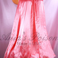 Ania's Sissy Satin Candy Pink Nightie shiny wetlook mini Nightgown silky soft