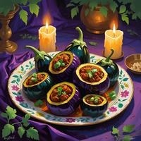 Brinjal in Hindi