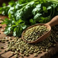 Coriander in hindi