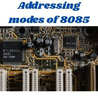 Addressing modes of 8085 microprocessor