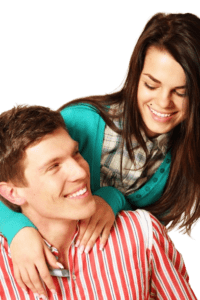 smiling young couple