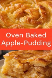 omenapaistos, oven-baked apple-pudding,