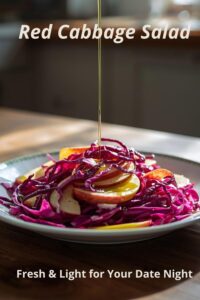 image of Danish red cabbage salad,