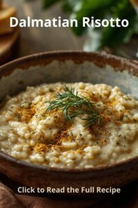 Croatian Date Night Recipes: Romantic Dinners from the Adriatic Coast 8 image of Dalmatian risotto,