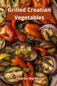 Croatian Date Night Recipes: Romantic Dinners from the Adriatic Coast 10 an image of grilled vegetables,