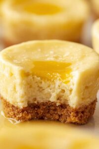 17 Easy Date Night Ideas That Bring You Closer 21 closeup image of lemon cheesecake cups,