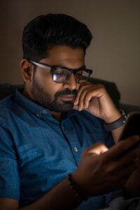 man wondering why men misread attraction signals from wome
