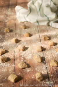 Gnocchi di patate, zucca e farina di castagne bimby