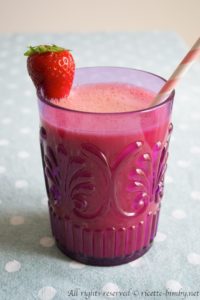 Frappé alla fragola bimby