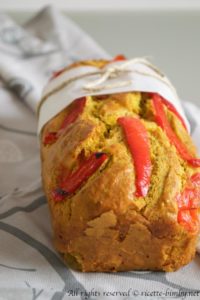 Plumcake ai peperoni bimby