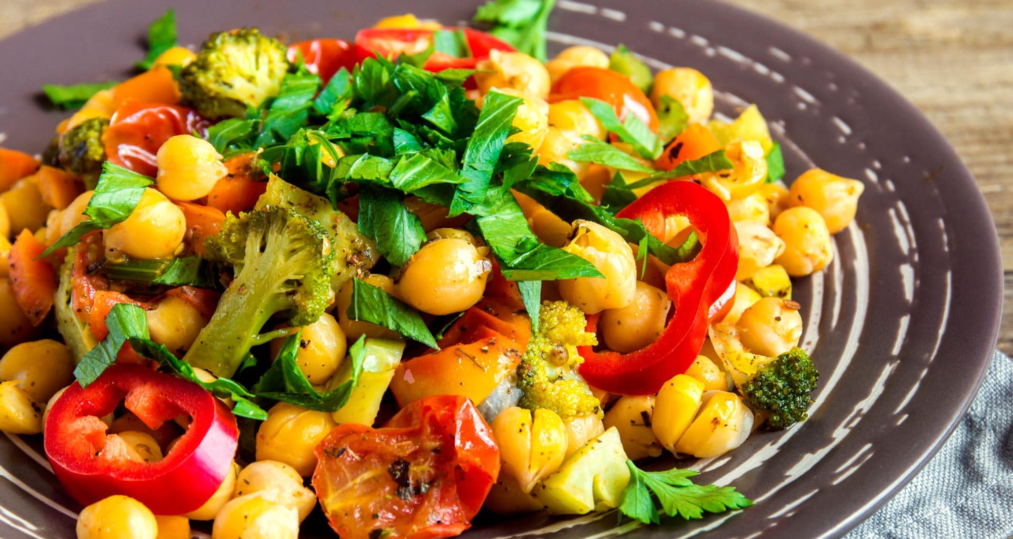 bowl of vegan food
