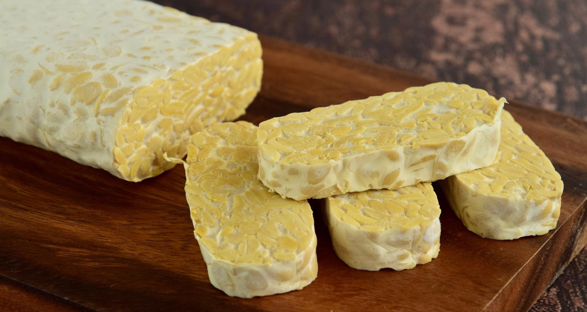 slices of tempeh