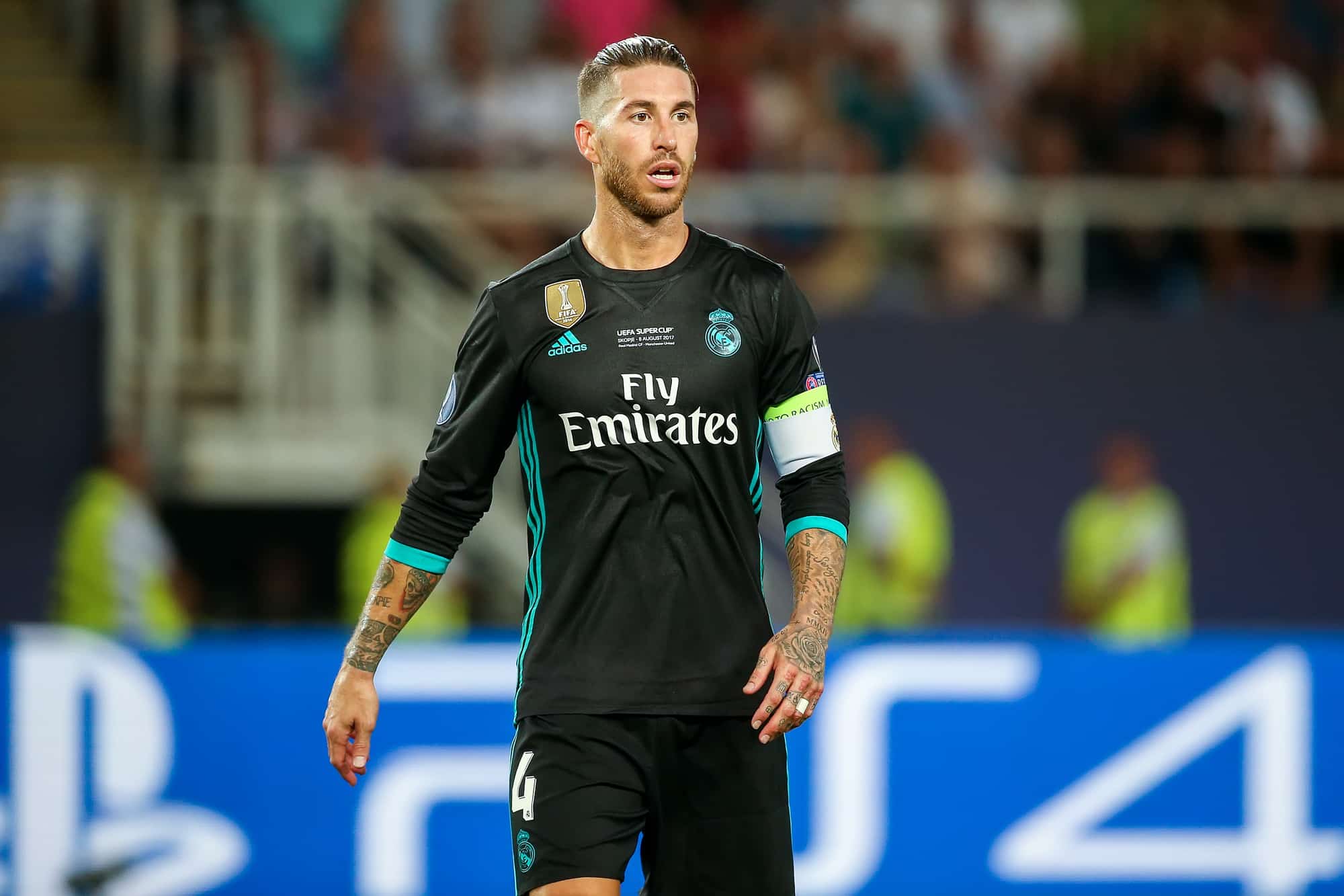Sergio Ramos will be playing in the Real Madrid vs Borussia Monchengladbach