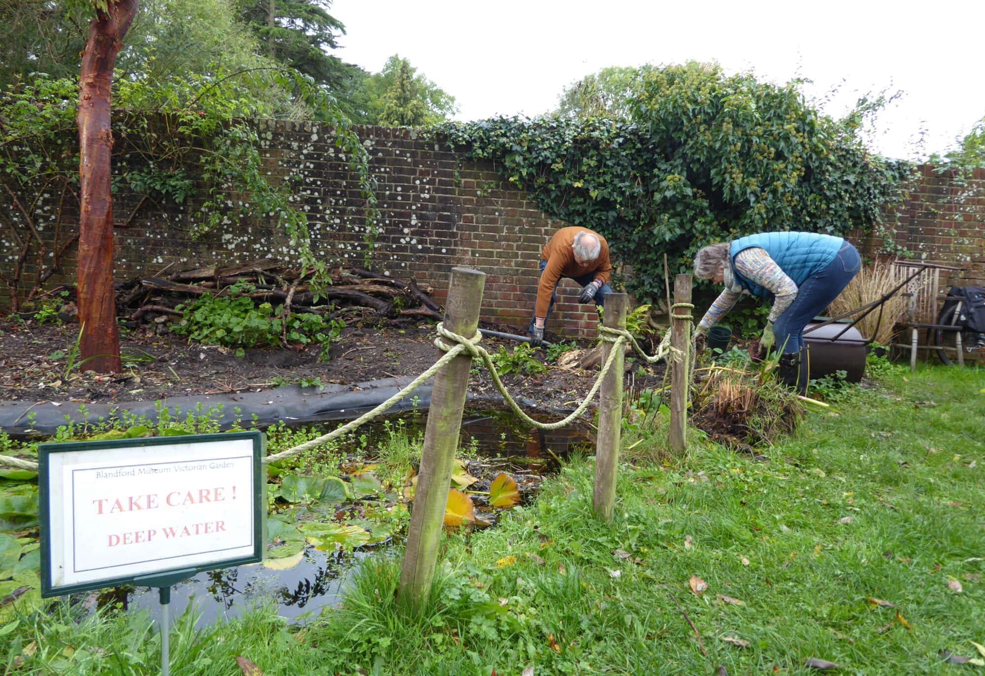 Working on the pond e1773662037462