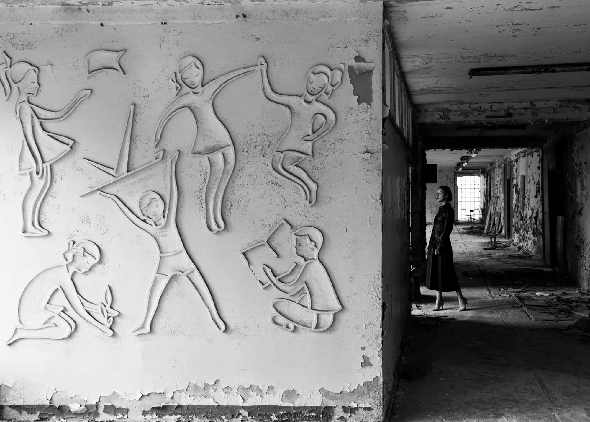 chernobyl, fine art photography, photoart, photoart for sale, monochrome photo art