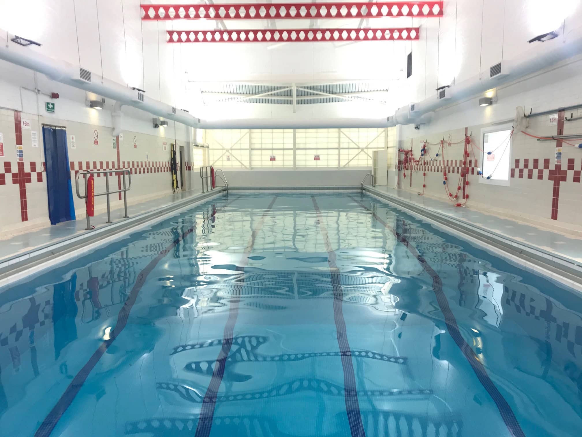 25-metre indoor heated swimming pool at Aspire Centre in Southfields, Wandsworth.