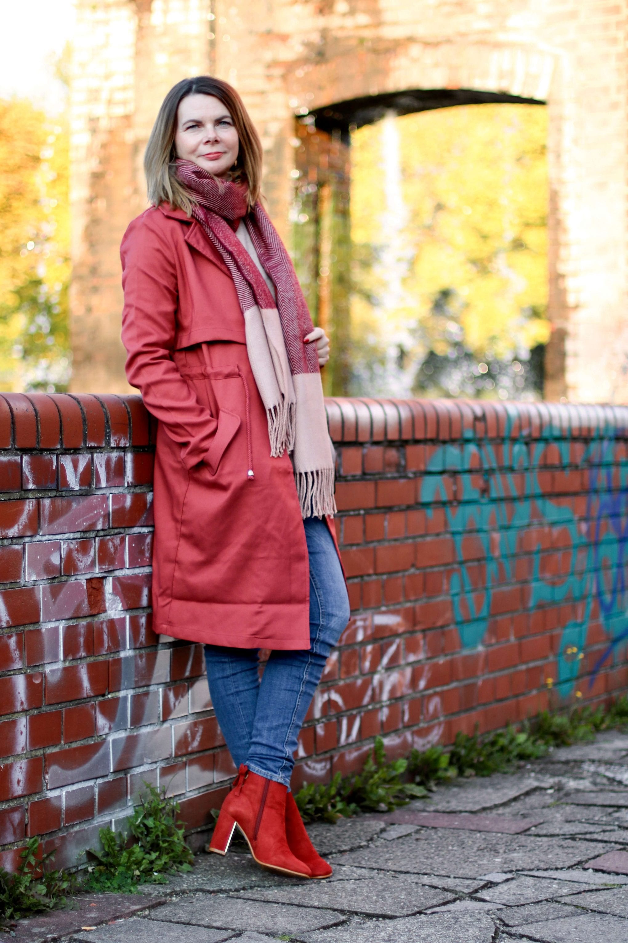 Roter Parka von anne & ella