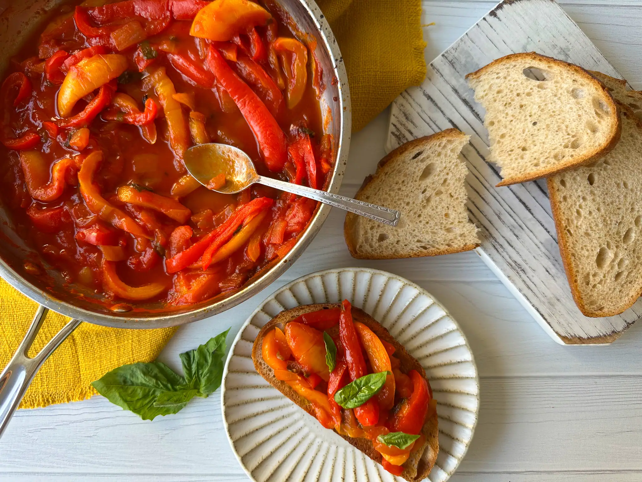 Peperonata (Italian Stewed Peppers)