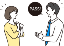 女性と男性の会話