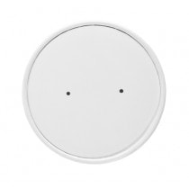 White Paper Vented Lid to fit 8oz/12oz (x500)