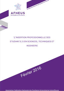 Insertion professionnelle des étudiants en Sciences