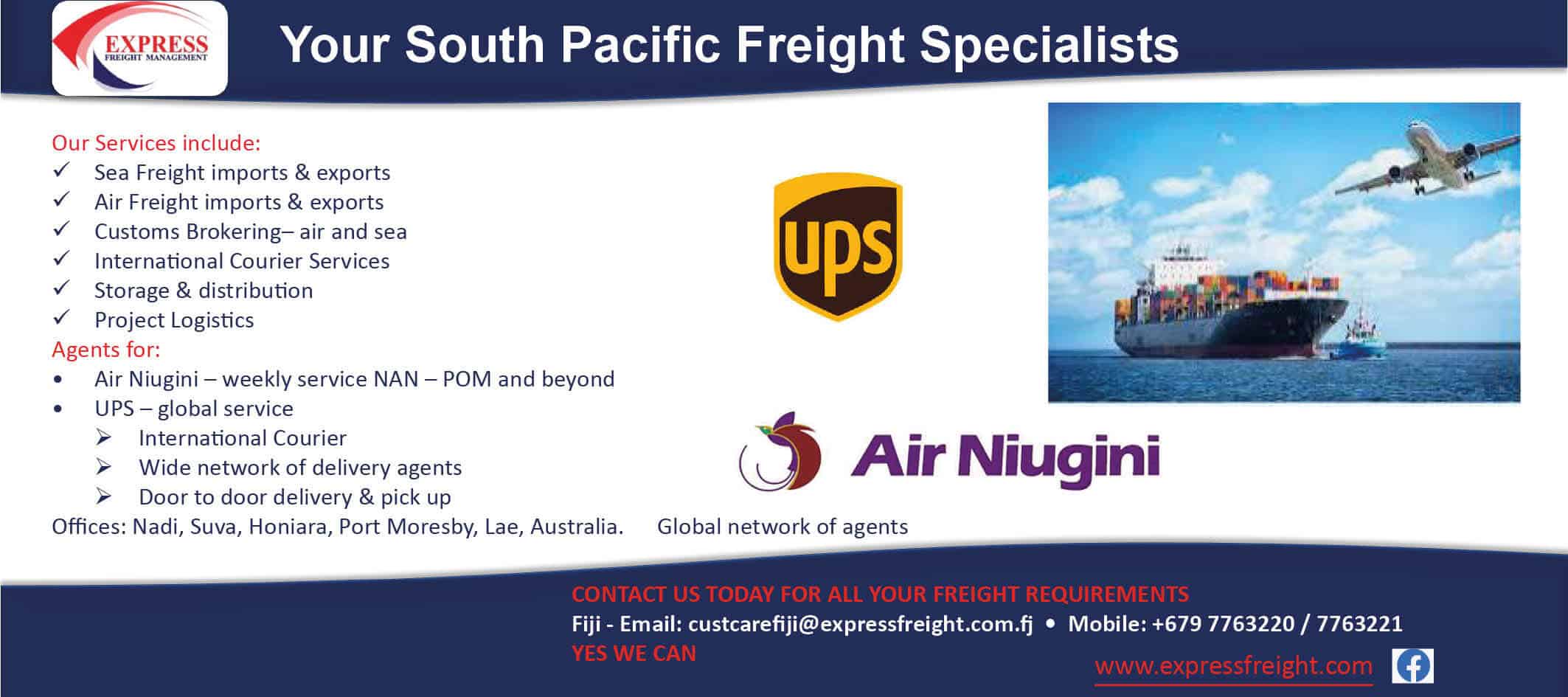Express Freight Management Islands Business