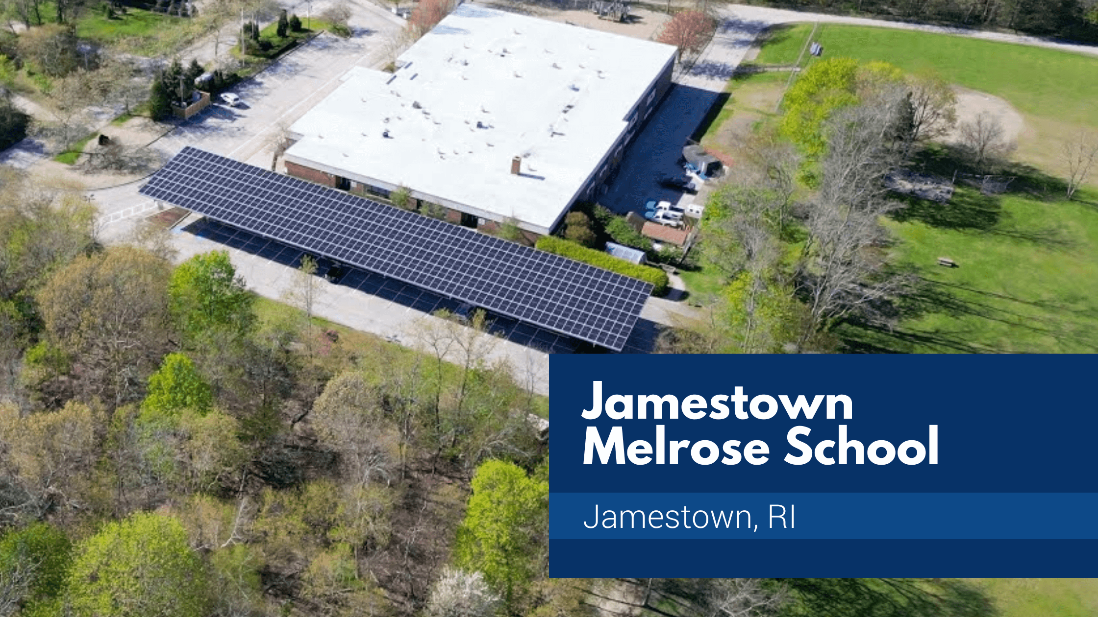 Jamestown Melrose School Solar Carport