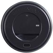 8oz Black Domed Sip Travel Lids  (x1000)