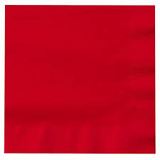 40cm 3ply Red Napkin (x1000)