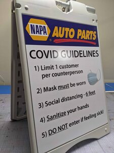 a-frame sign