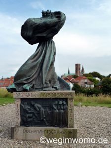 Königin Dagmar blickt nach Ribe