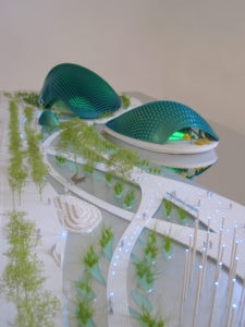 maquette en couleur de l'ecotarium à San Francisco, XTU architectes, 1/156
