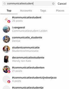 stagiair vinden via social media