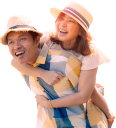 Attract and Keep Her Review 5 asian couple smiling while girlfriend piggybacks her boyfriend