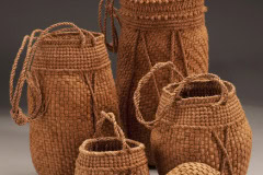 Black Willow Bark Baskets by Jennifer Zurick