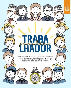 1 DE MAIO 2025 | DIA DO TRABALHADOR