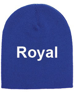 yupoong adult knit beanie royal
