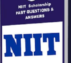 NIIT Scholarship Past Questions and Answers PDF Download