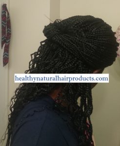 Wearing braided wigs as a protective style