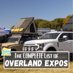 Complete list of overland expos, shows & events