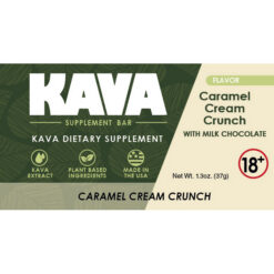**MILK CHOCOLATE CARAMEL CREAM CRUNCH** Kava Supplement Bars | Box of 15