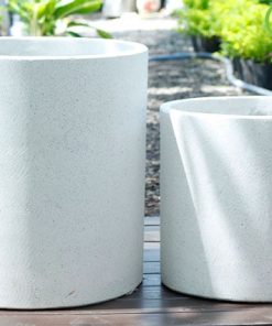 CHẬU ĐÁ MÀI TRÒN TRẮNG PHI 40