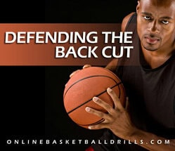 DEFENDING THE BACK CUT 2 basketball defense drill