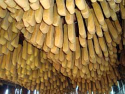 Himalayan Dog Chews undergoing their months long cook under the sun