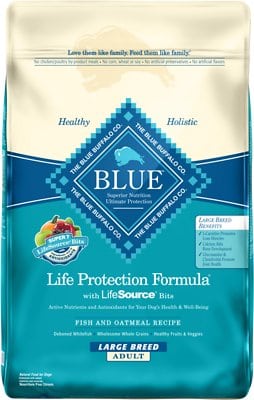 Blue Buffalo Life Protection Formula Large Breed Adult Fish & Oatmeal Recipe Dry Dog Food Blue Buffalo Life Protection Formula Large Breed Adult Fish & Oatmeal Recipe Dry Dog Food