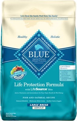 Blue Buffalo Life Protection Formula Large Breed Adult Fish & Oatmeal Recipe Dry Dog Food