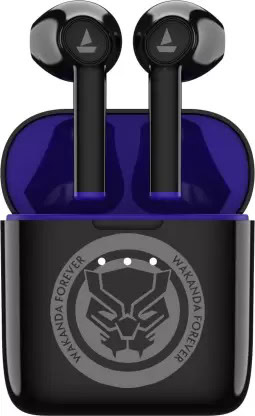 boAt Airdopes 131 Black Panther Edition with 15 Hours Playtime Bluetooth Headset  (King’s Black, True Wireless) - Image 7