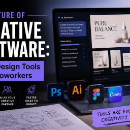 The future of creative software evolving from traditional design tools into AI coworkers