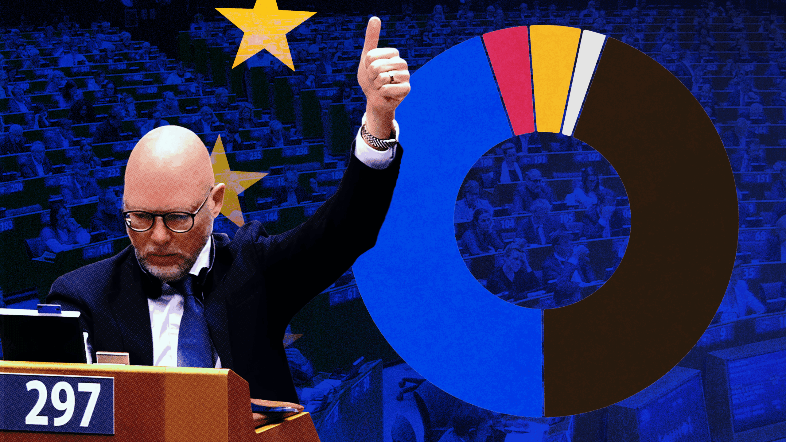 Jorgen Warborn (PPE), rapporteur du texte « Omnibus 1 » lors du vote du 13 novembre 2025